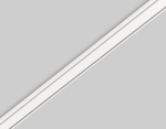Шинопровод низковольтный накладной Magnetic Ultra Slim GV1001 WH белый IP20 48V 1000*26*6 (без крепежа)