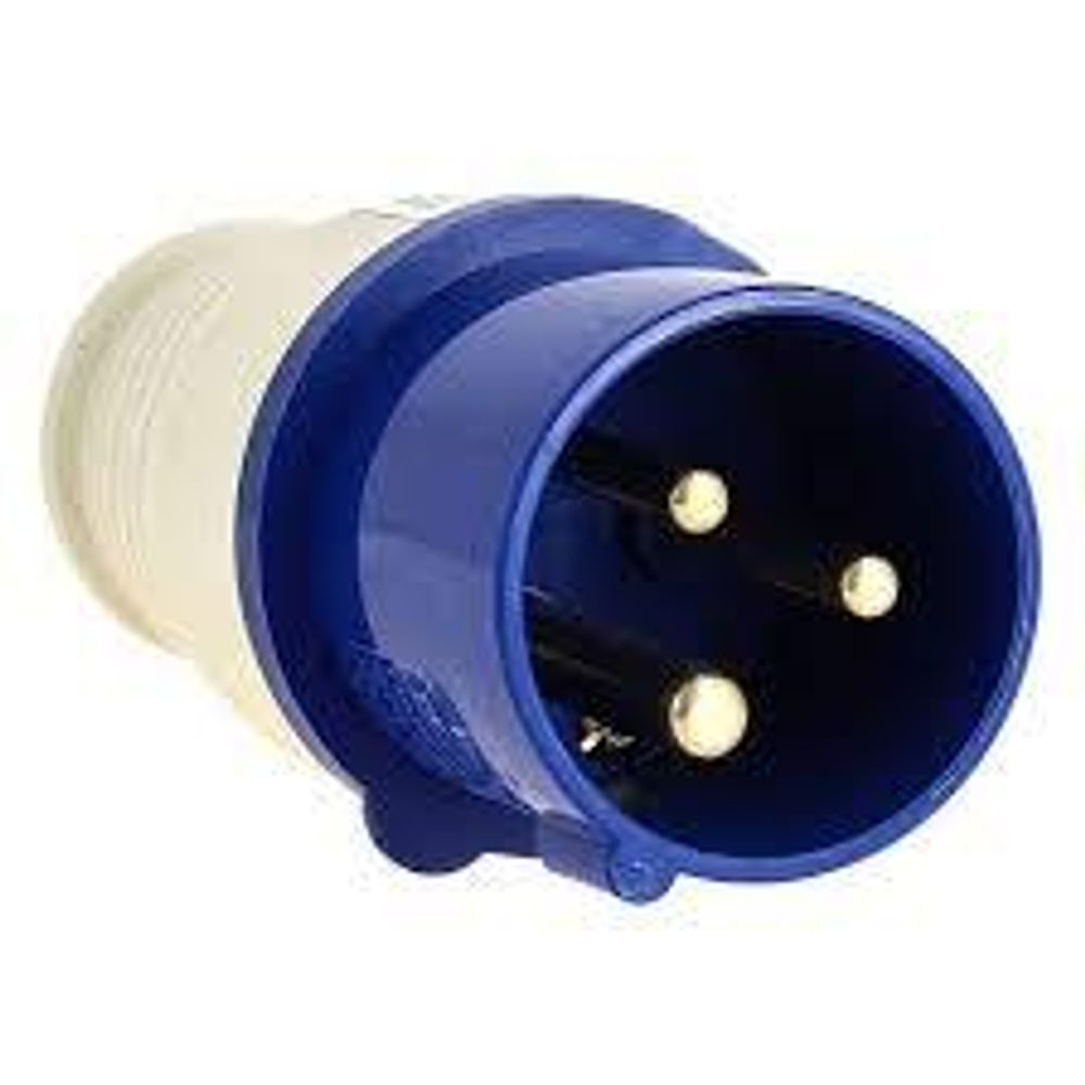 Вилка силовая CEE переносная 16А 220В IP44  ps-13-16-220 EKF