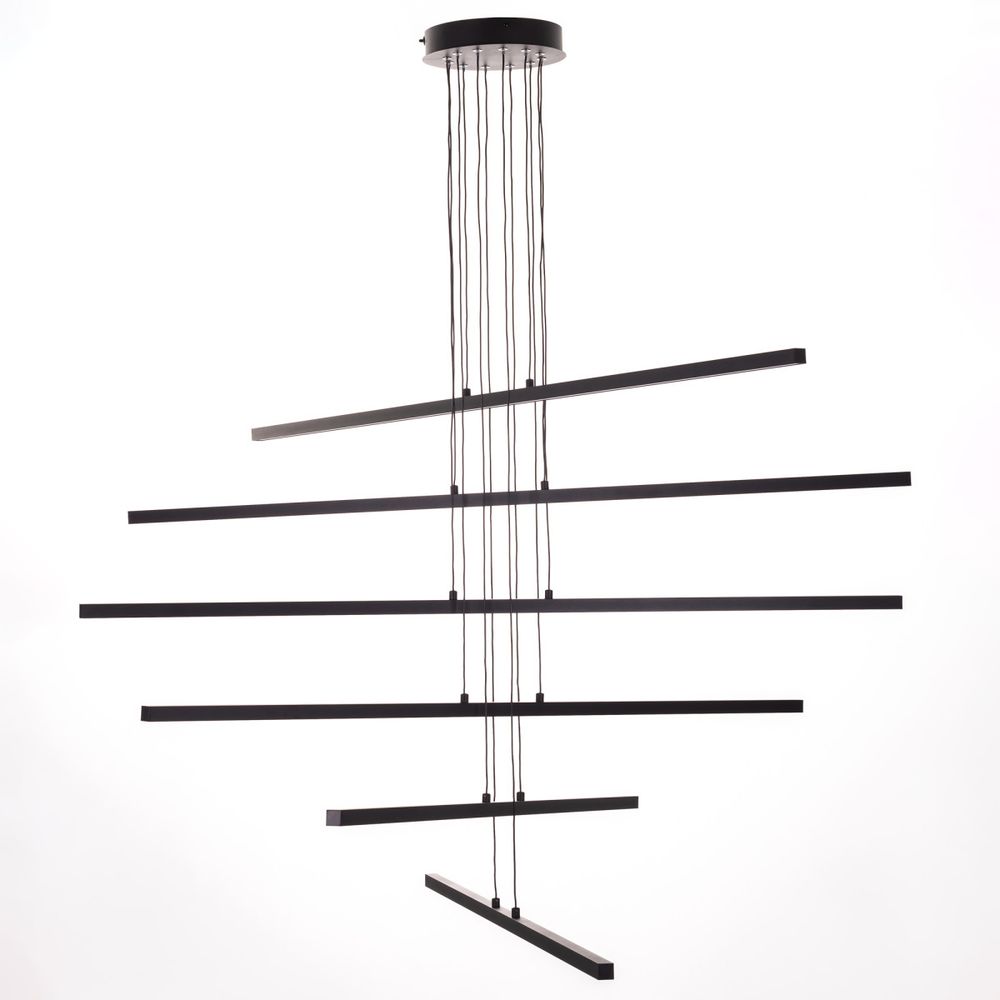 Citilux Стиг CL203261 LED Люстра подвесная с пультом Чёрная