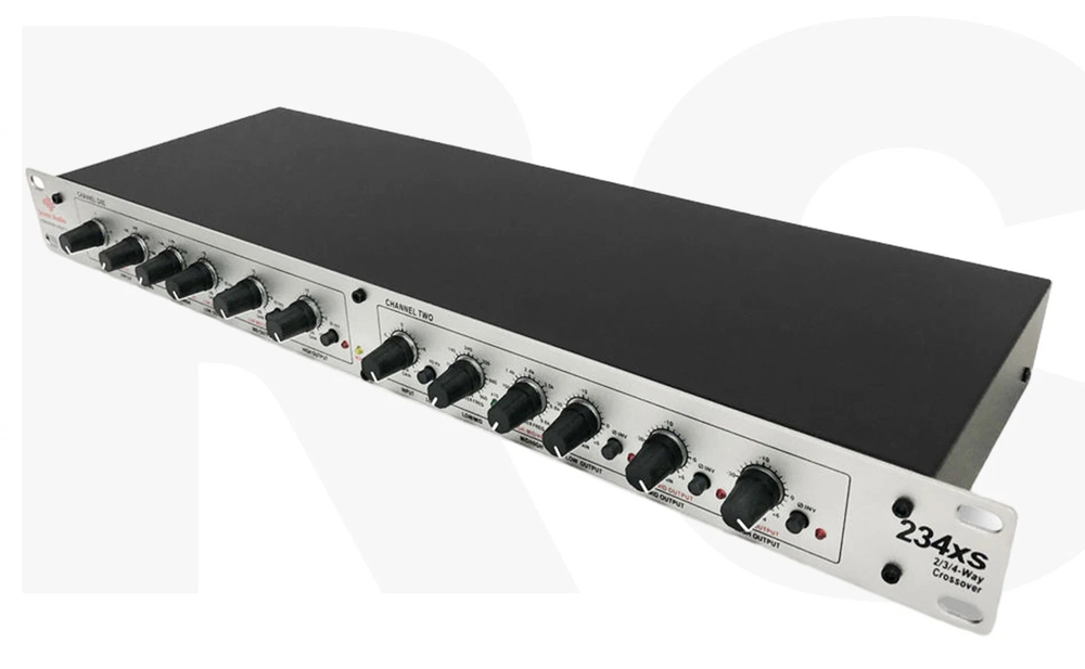 Recordio GAX-234XL. Профессиональный электронный кроссовер 2/3 стерео, 5 моно.
