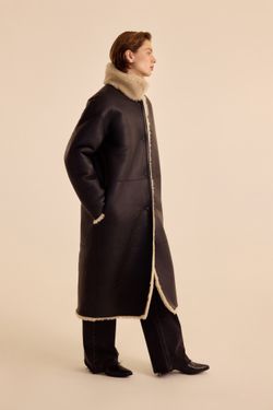 Дубленка (((Нет ничего теплее))), коричневая