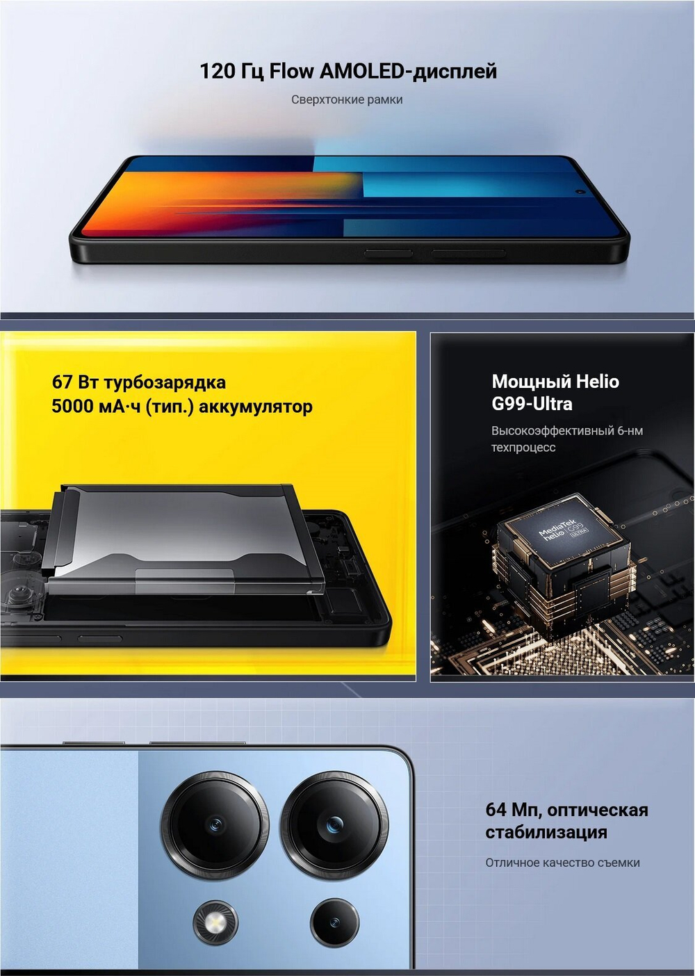 Смартфон Xiaomi POCO M6 Pro 12/512 ГБ RU, Dual nano SIM, черный