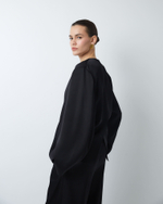 Жакет из шелка и вискозы Берберри черный