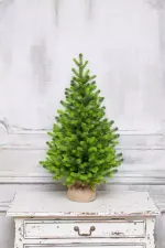 Настольная елка искусственная "Мисхор" (литая хвоя) высота 60 см / 90 см