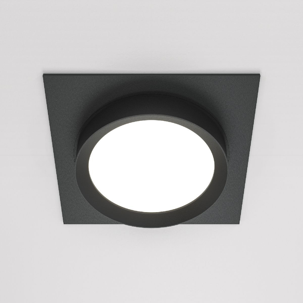 Встраиваемый светильник Maytoni Hoop DL086-GX53-SQ-B