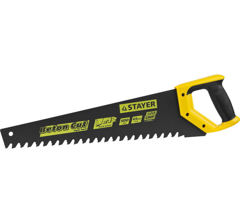 STAYER Beton Cut, 500 мм, специальная ножовка, Professional (2-15096)