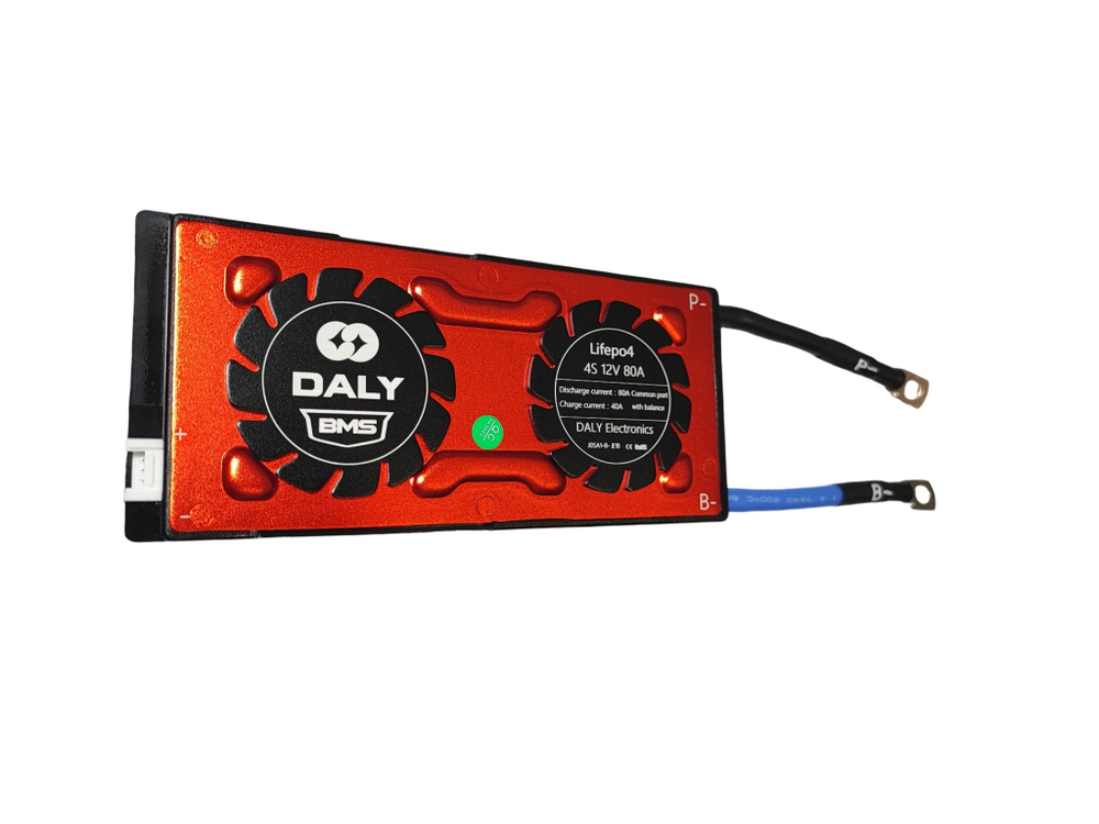 Плата контроля BMS LiFePO4 4S 12V 80A