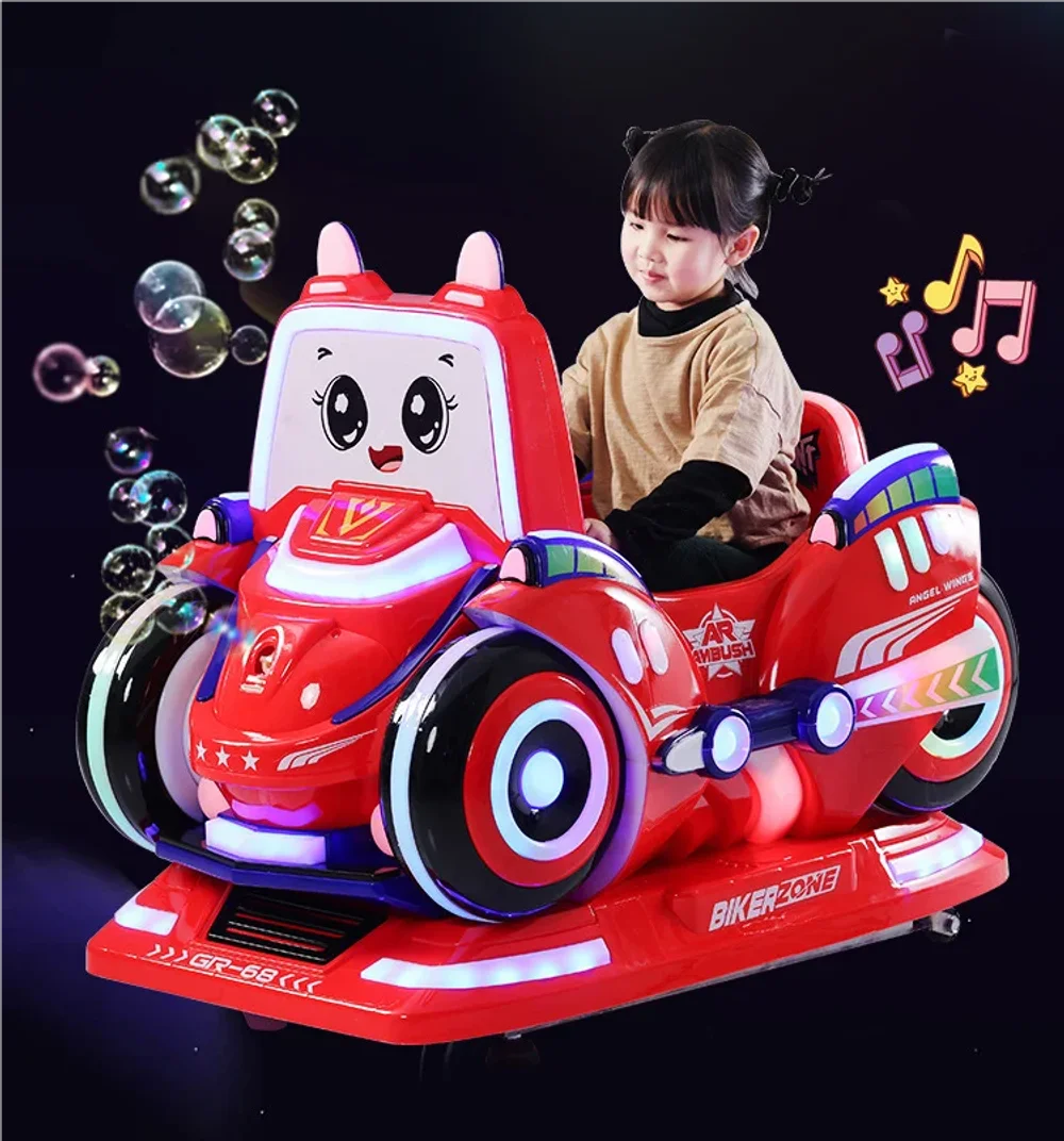 Аттракцион качалка с мыльными пузырями «Котомото»