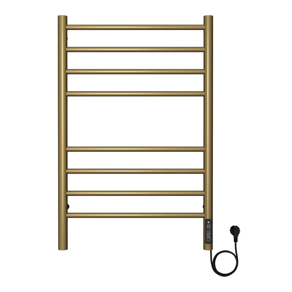Полотенцесушитель Terminus Аврора П8 500х800 электро КС ЗОЛОТО АРТ ( new встроен диммер)