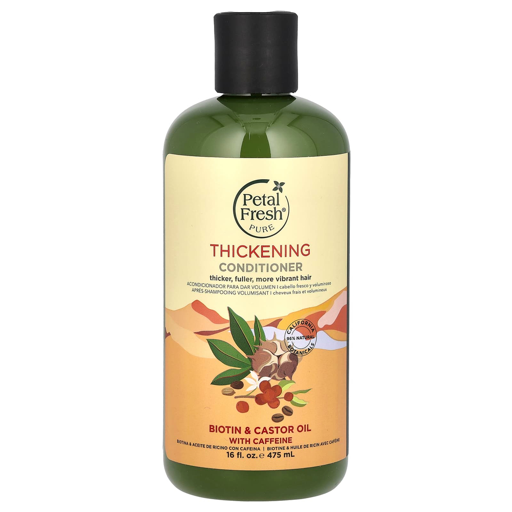 Petal Fresh, Pure, кондиционер для густоты волос, биотин и касторовое масло с кофеином, 475 мл (16 жидк. унций)