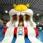 Надувная водная горка с бассейном «Бельчонок», 12*6,5*4,5 м