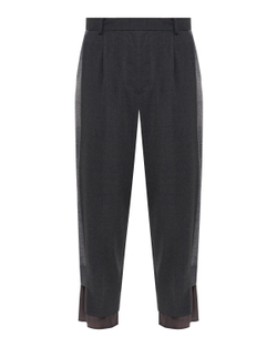 UNDERCOVER БРЮКИ КОМБИНИРОВАННЫЕ СЕРЫЕ