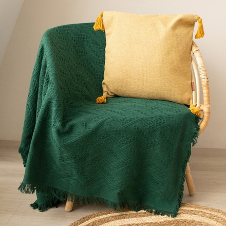 Наволочка декоративная SL Home «Пинелли», 43×43 см, жёлтая