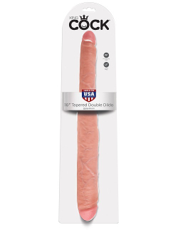 Pipedream Tapered Double Dildo - Двухголовый фаллос утолщенный с одного конца L 43.5 см, ø 3.8-4.5 см