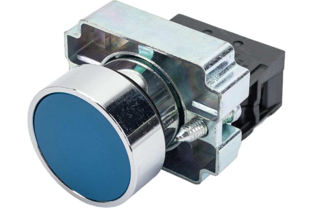 Кнопка управления LAY5-BA61 без подсветки синяя 1з IEK