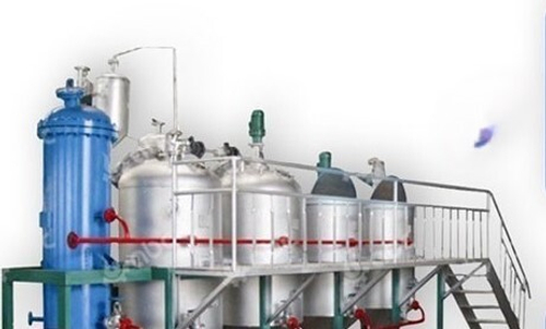 Линия рафинации и дезодорации растительного масла