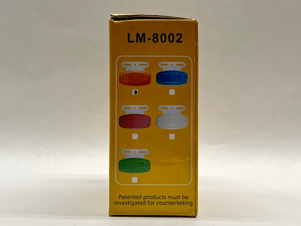 24V / Боковые Светодиодные габаритные фонари, 24 вольта, оранжевый, КристалБим, №8002 (за 1 шт.) -