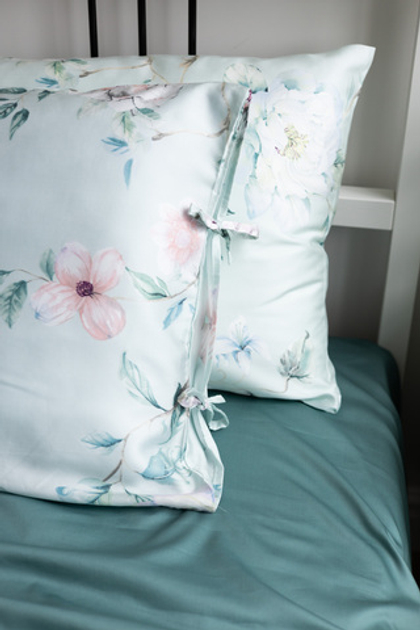 PLACIDITY 2 наволочки, сатин светло-зеленый