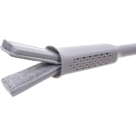 Швабра с отжимом, ручка 125 см. в комплекте две насадки цвет серый