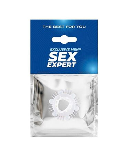 Стимулирующая насадка на пенис с несколькими видами рельефа (Цвет: белый)