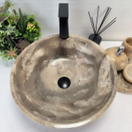 Каменная раковина из оникса Bowl Grey Medium TinLip BO-02931 (45*45*15) 43