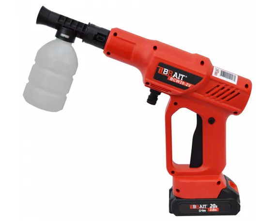 Аккумуляторная мойка высокого давления BRAIT BCW20-2V (20 В, 2 АКБ)