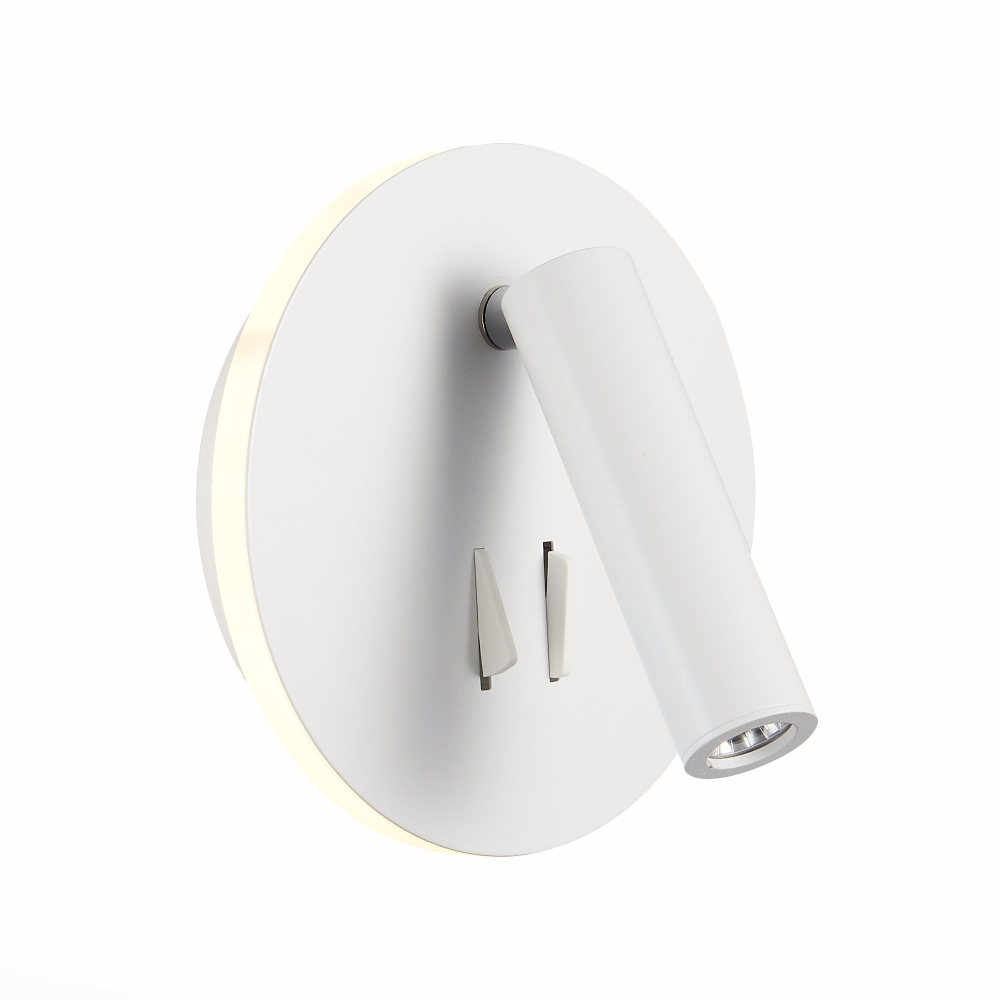 SL1586.513.01 Светильник настенный Белый LED 1*8W 3000K 624Lm Ra&gt;80 24° IP20 L-xW155xH155 170-240V Настенные светильники