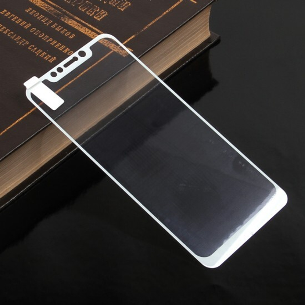 Защитное стекло для Xiaomi Pocophone F1 на полный экран, 009288 Белый