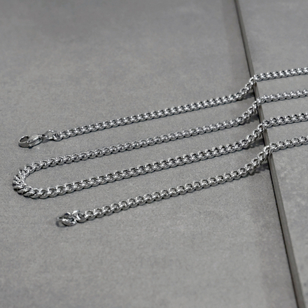 Цепочка из нержавеющей стали, ширина 4,5 мм