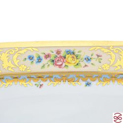Блюдо овальное Falkenporzellan Vienna Creme Gold 36 см