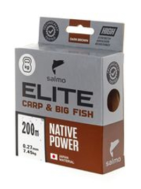 Леска монофильная Salmo Elite CARP & BIG FISH 200м, 0.27мм