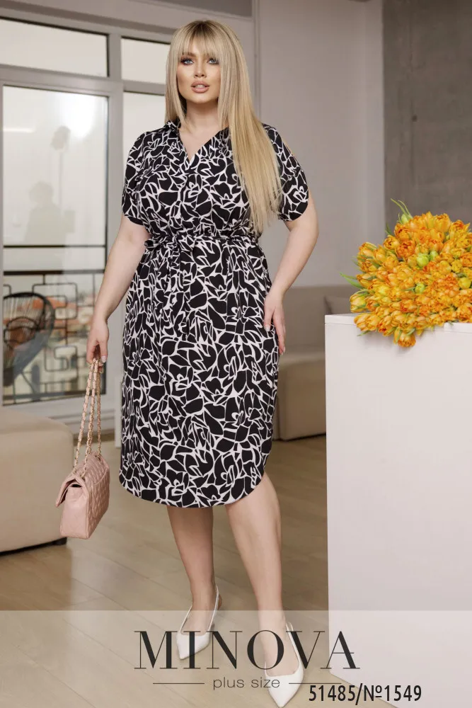 Платье 1549-черный Minova