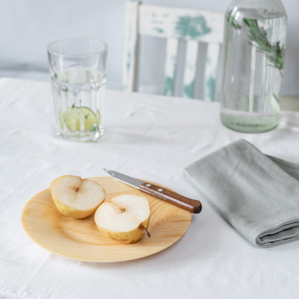 Тарелка Art of Siberia из сибирского кедра, детский набор, плоская, 19 см. T149