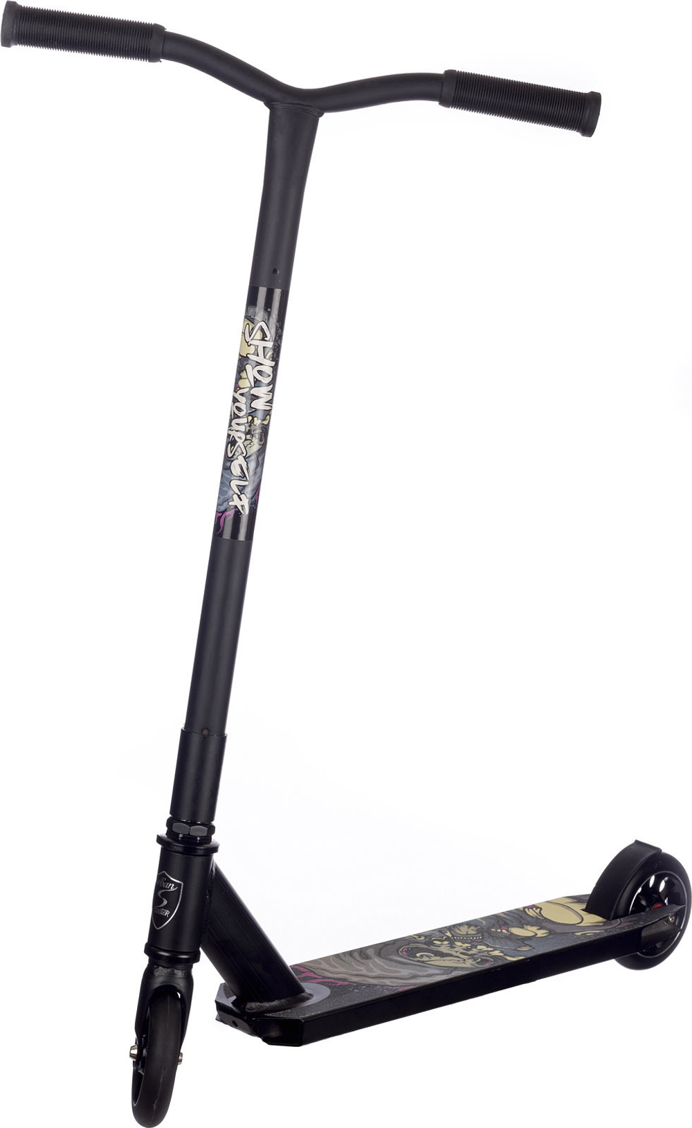 Трюковой самокат Urban Scooter Extreme 110 Print Ghost черный