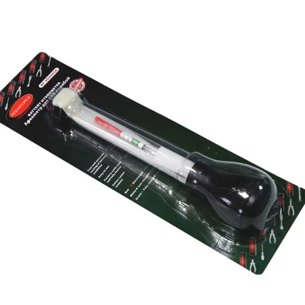 Ареометр для электролита с колбой, в блистере RockForce##Rock FORCE RF-9G4005A
