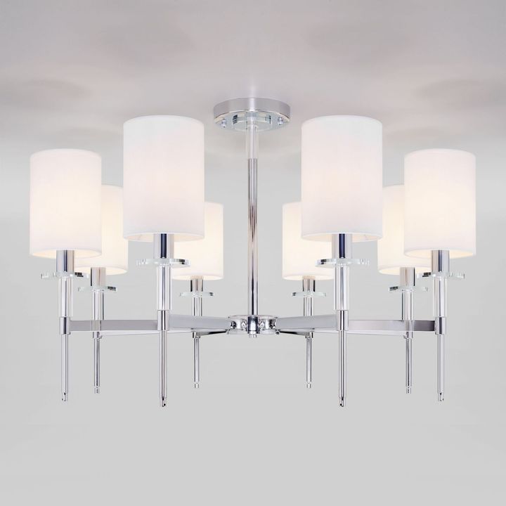 Подвесная люстра Eurosvet Brielle 60132/8 хром