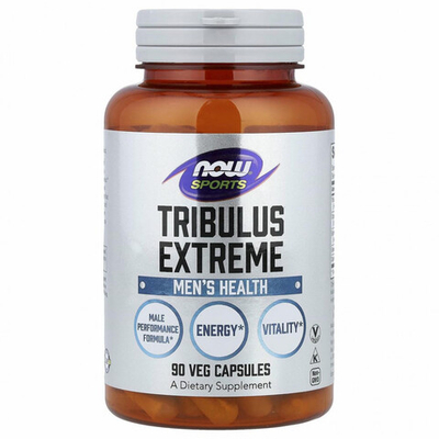 Тестобустер NOW Tribulus Extreme 90 капсул