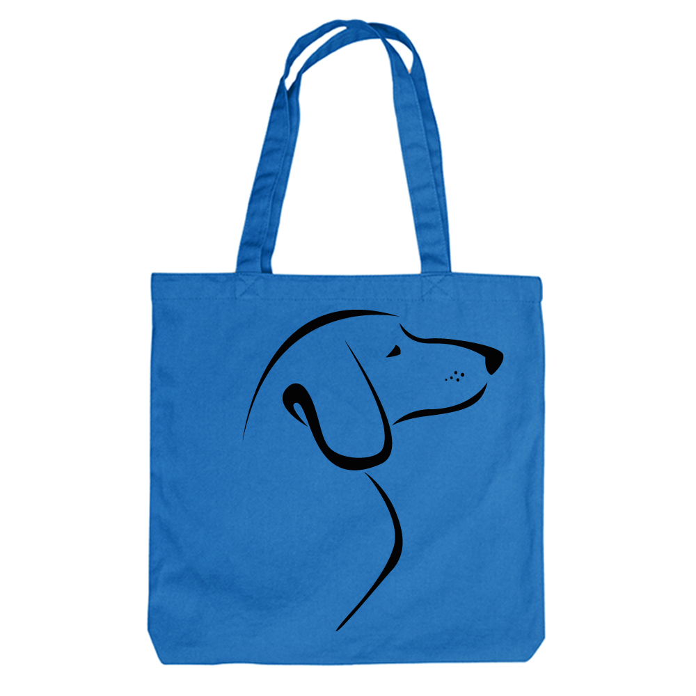 Тканевая сумка "Такса - силуэт"