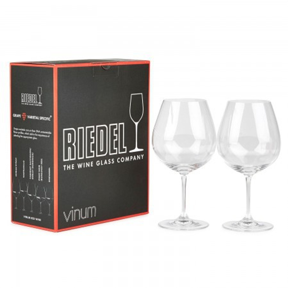Набор бокалов для красного вина 2 шт 700 мл Riedel Vinum Burgundy коробка