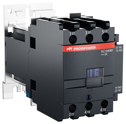 Контактор Prompower PLC1D40BD серии Pulse, ток 40А, 3 полюса, доп контакт 1НО+1НЗ, катушка 24DC