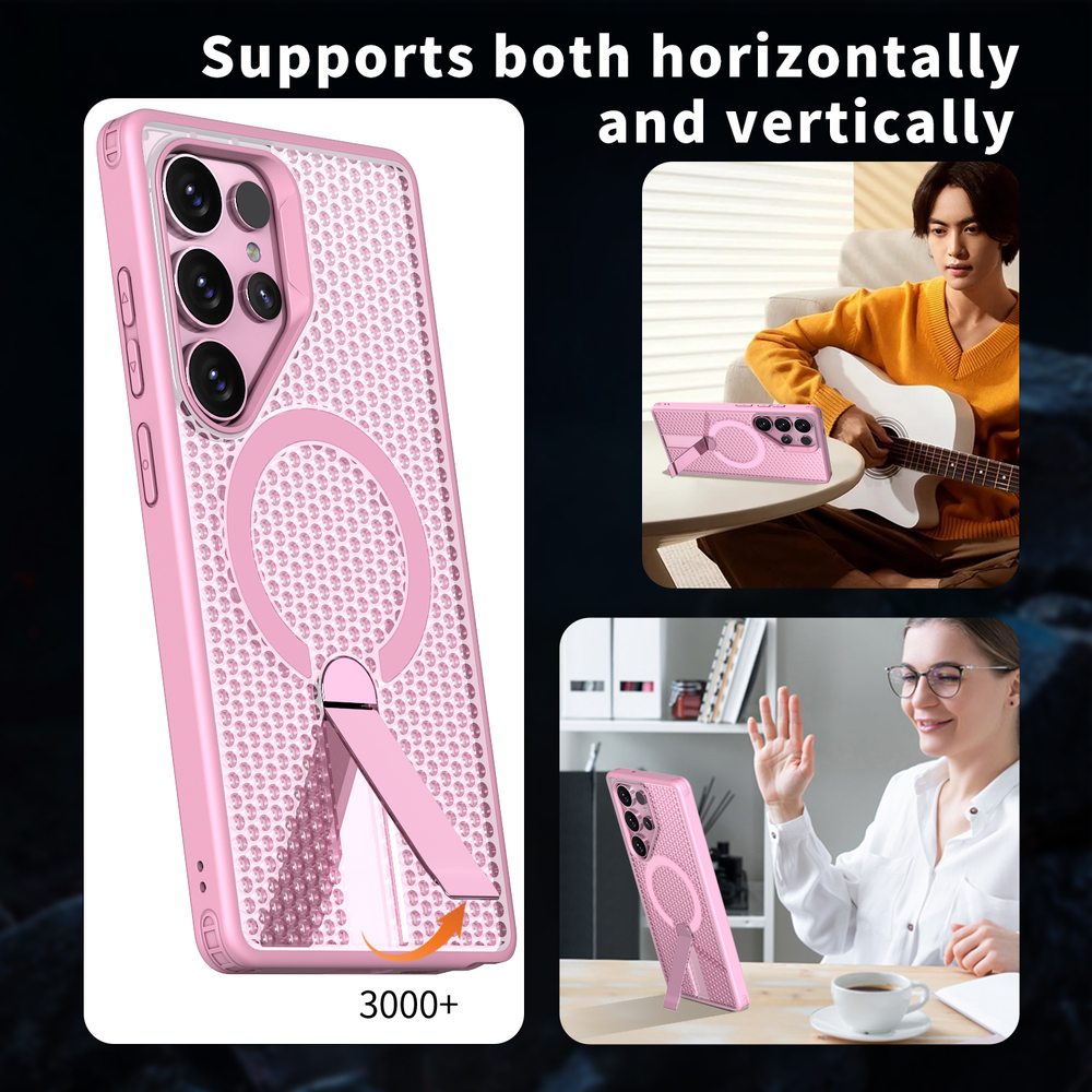 Прозрачный чехол Mesh Pro Magnetic Case для Samsung Galaxy S22 Ultra