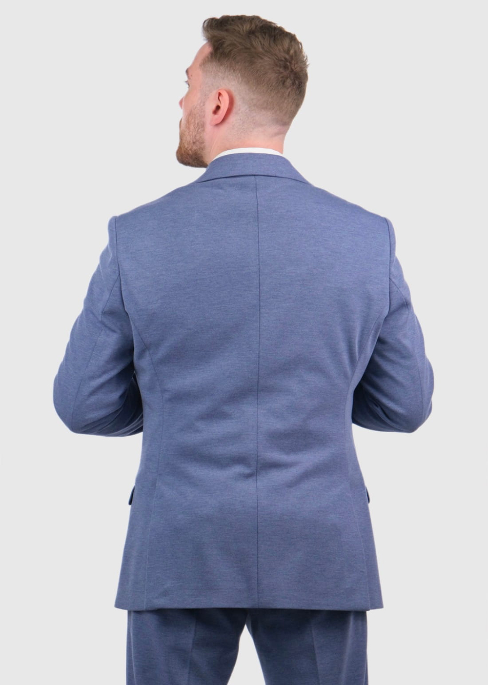 Мужской костюм тройка (синий) Б50