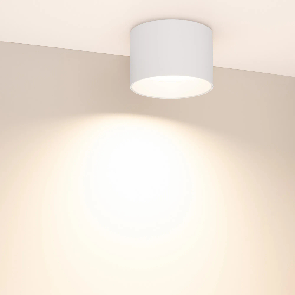 Светильник SP-BISCOTTO-R120-12W Warm3300-MIX (WH, 80 deg, 230V) (Arlight, IP54 Металл, 5 лет) 054913