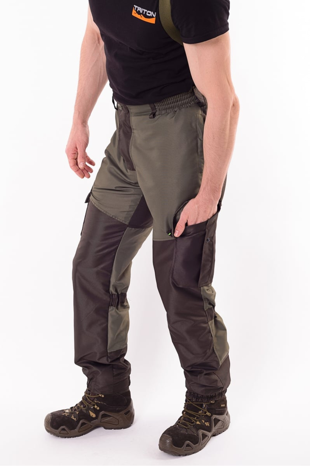 Костюм "ГОРНЫЙ" -5 (Таслан, Флис, Темный Хаки)