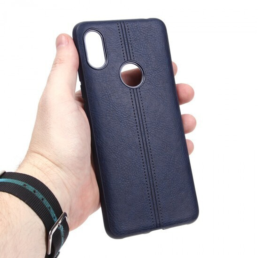 Панель из экокожи для Xiaomi Redmi S2, 010498 Черный