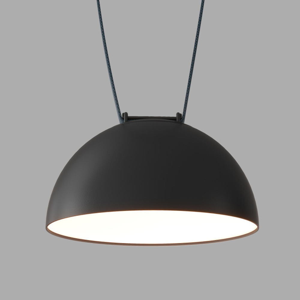 DK5660-BK Cветильник для трека-ремня Belty Smart, серия Flow со светодиодом, D220*H117мм, 48V DC, 24W, RA90, 120°, 3000-5700K, IP20, черный, алюминий