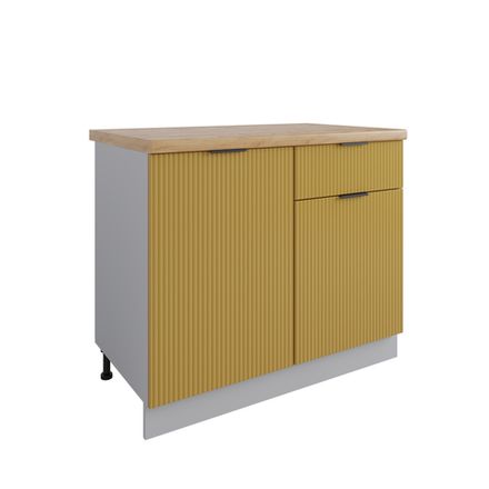 Кухня Модуль СШ 1000 Фенис 3Д Голд