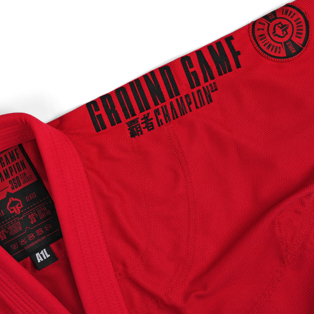 Кимоно Ground Game Champion 3.0 красное