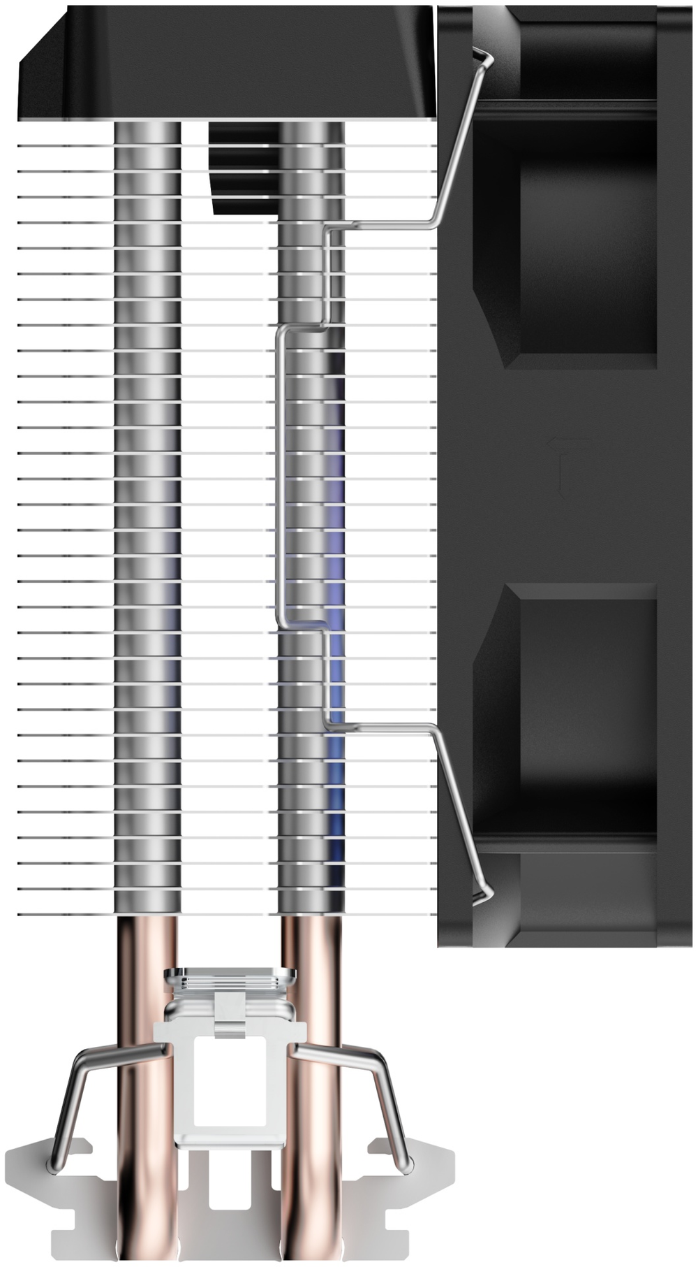 Кулер Ocypus Gamma A20 BK ARGB Gamma-A20-BK1AAWN00F-GL черный