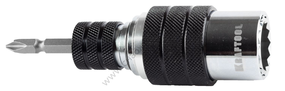 KRAFTOOL Expert 17/21 мм, 2 шт, Бита с торцовой головкой с фиксатором (26398-H2)